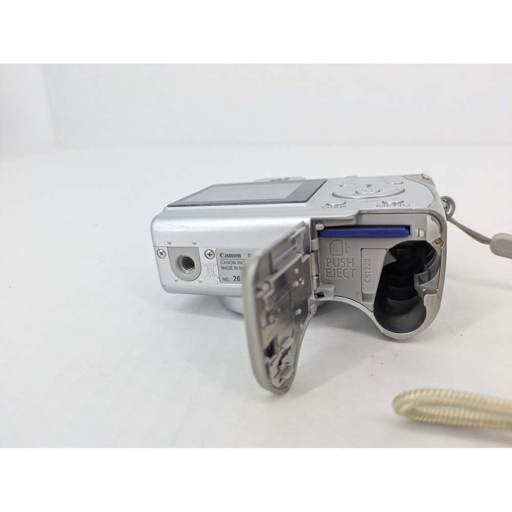 Canon PowerShot A530 Digital Camera Silver 5.0MP 4x Zoom PC1184 & Case TESTED - Picture 11 of 17